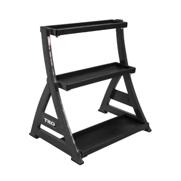 TKO COMPACT 3-TIER KETTLEBELL RACK TKO Dumbell racks, power block stand, plate and bar storage, kettlebell racks, ball racks 069ccb2a-6888-ee11-8424-0aa4e80801fd_856KR_.