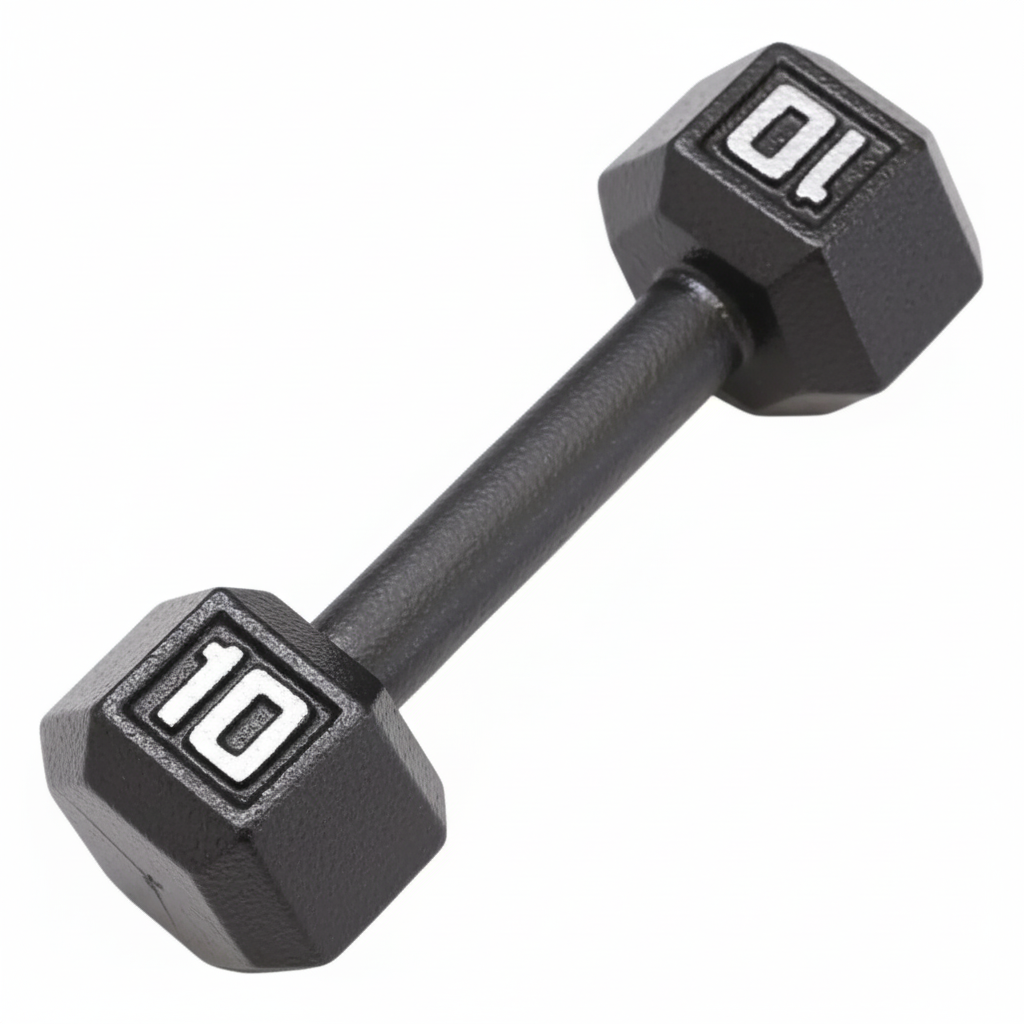 Gronk Cast Hex Dumbbell - Black 10 lb G&G Fitness Equipment Variant(s) - LBWeight 10_866d8161-bc44-4033-b968-847512157f67