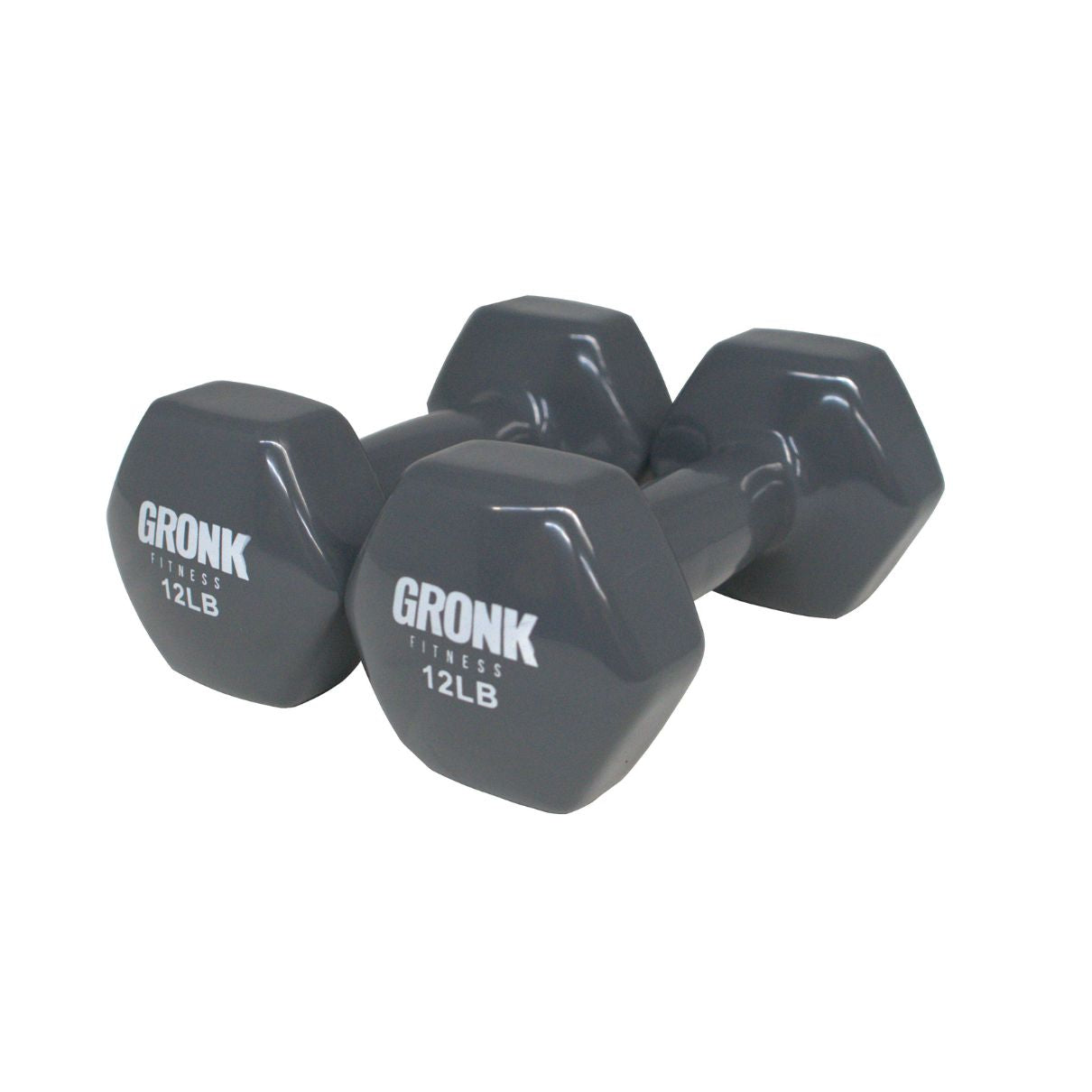 Gronk Fitness Vinyl Hex Dumbbells