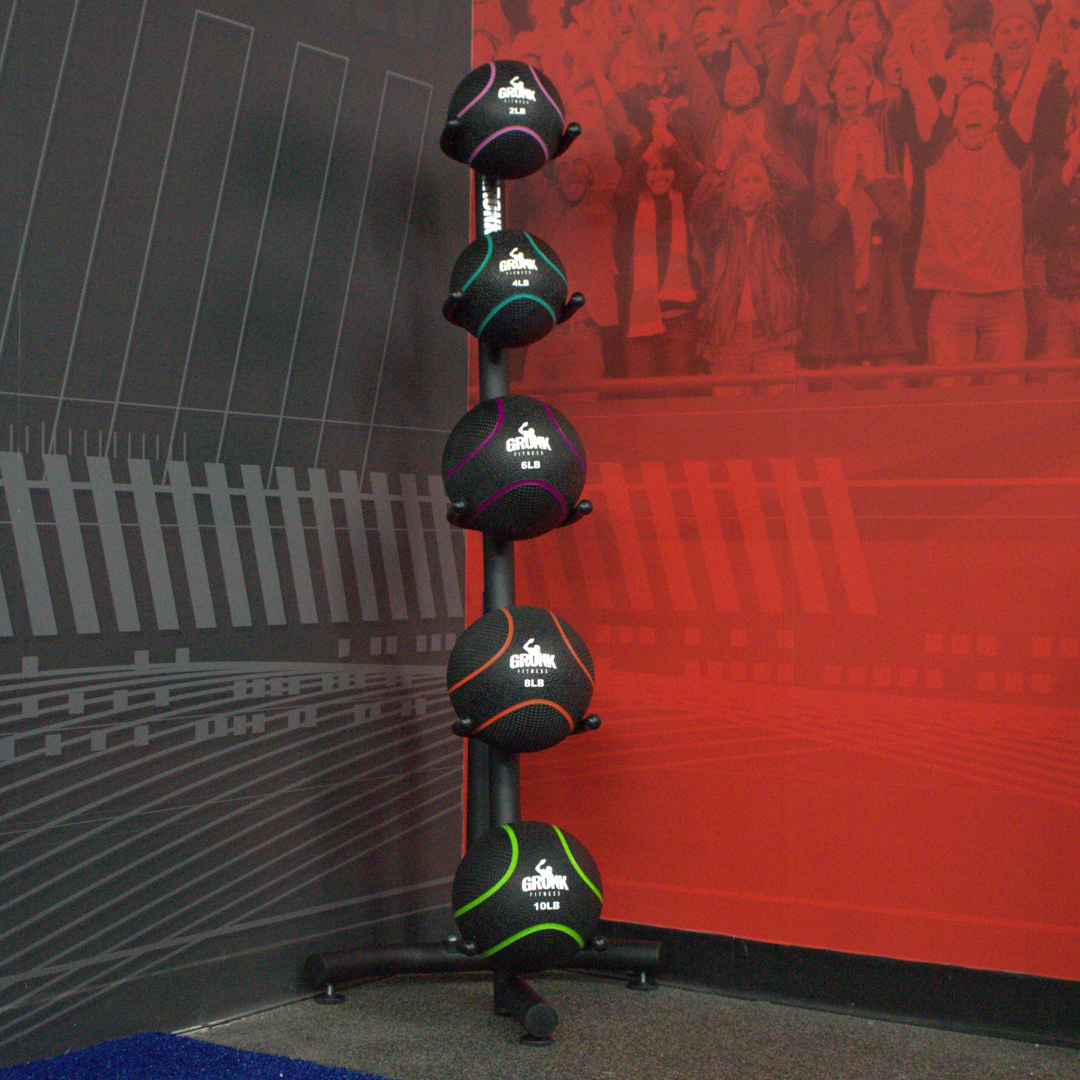 Gronk Fitness Medicine Ball Rack (Fits 5 Balls)
