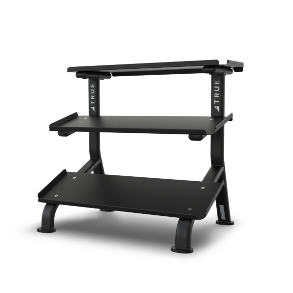 True FS-24 3-Tier Flat Tray Dumbbell Rack