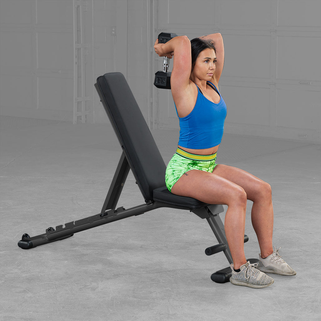 Body-Solid GFID225B Commercial Folding Bench — decline position