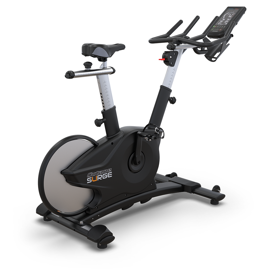 Octane Surge Commercial Spin Bike Octane Bike; Group Cycling Octane-Surge-Right-Rear-_-Octane-Fitness