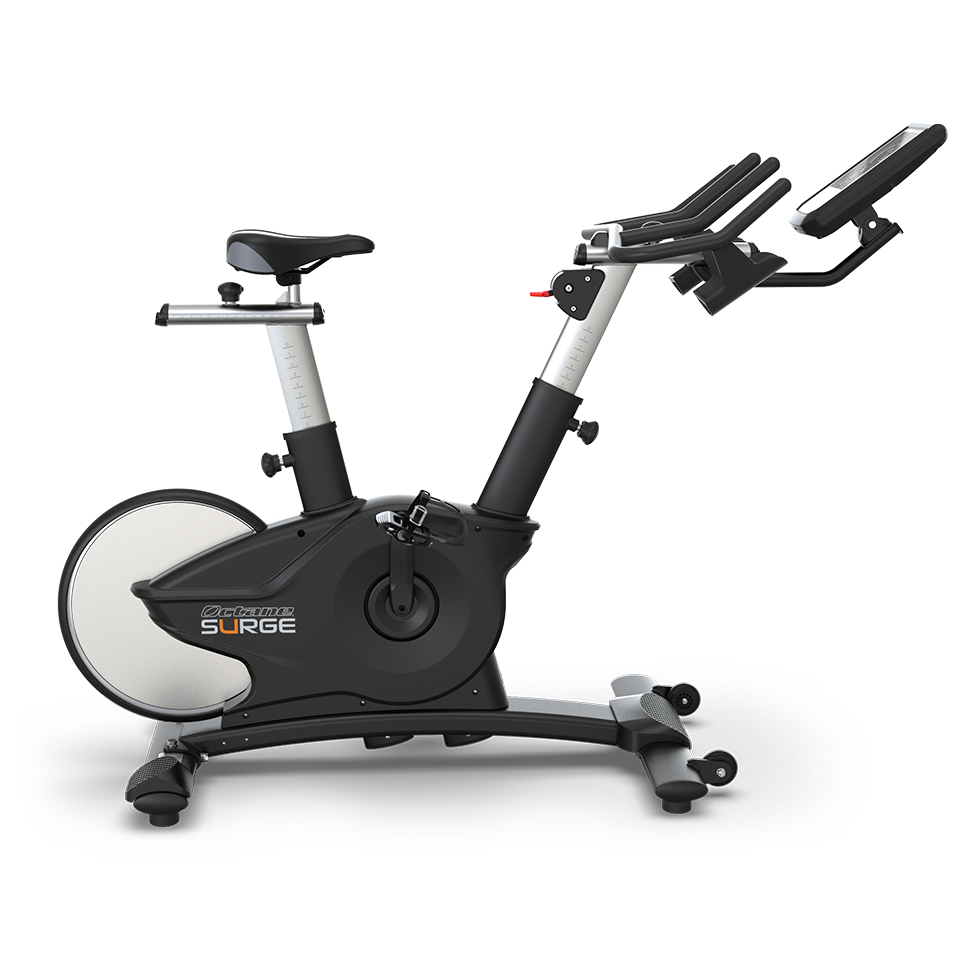 Octane Surge Commercial Spin Bike Octane Bike; Group Cycling Octane-Surge-Right-Side-_-Octane-Fitness
