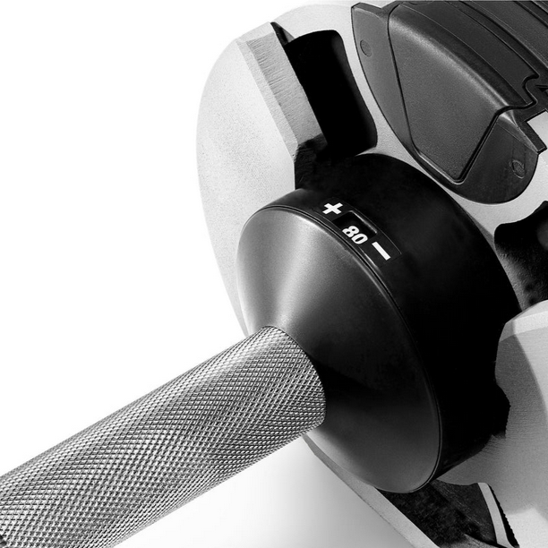 NÜOBELL 80lb Adjustable Dumbbell Set