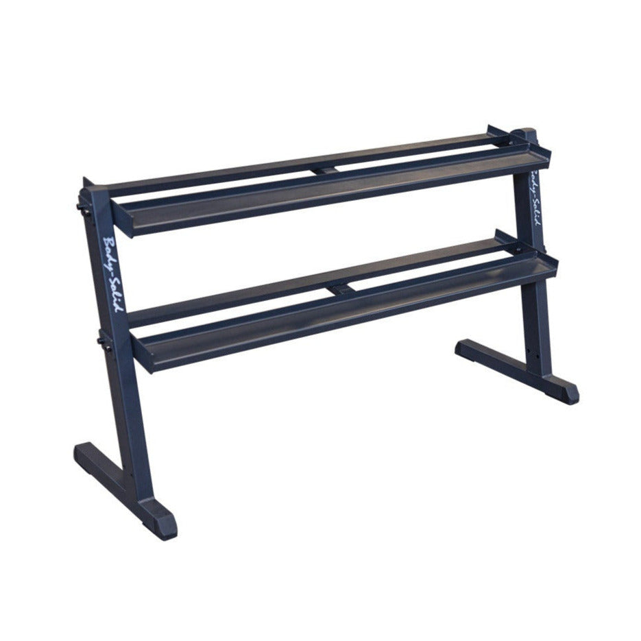 Body-Solid Dumbbell Rack (Black) Body Solid Dumbell racks, power block stand, plate and bar storage, kettlebell racks, ball racks body-solid_dumbbell-rack-copy_view-2