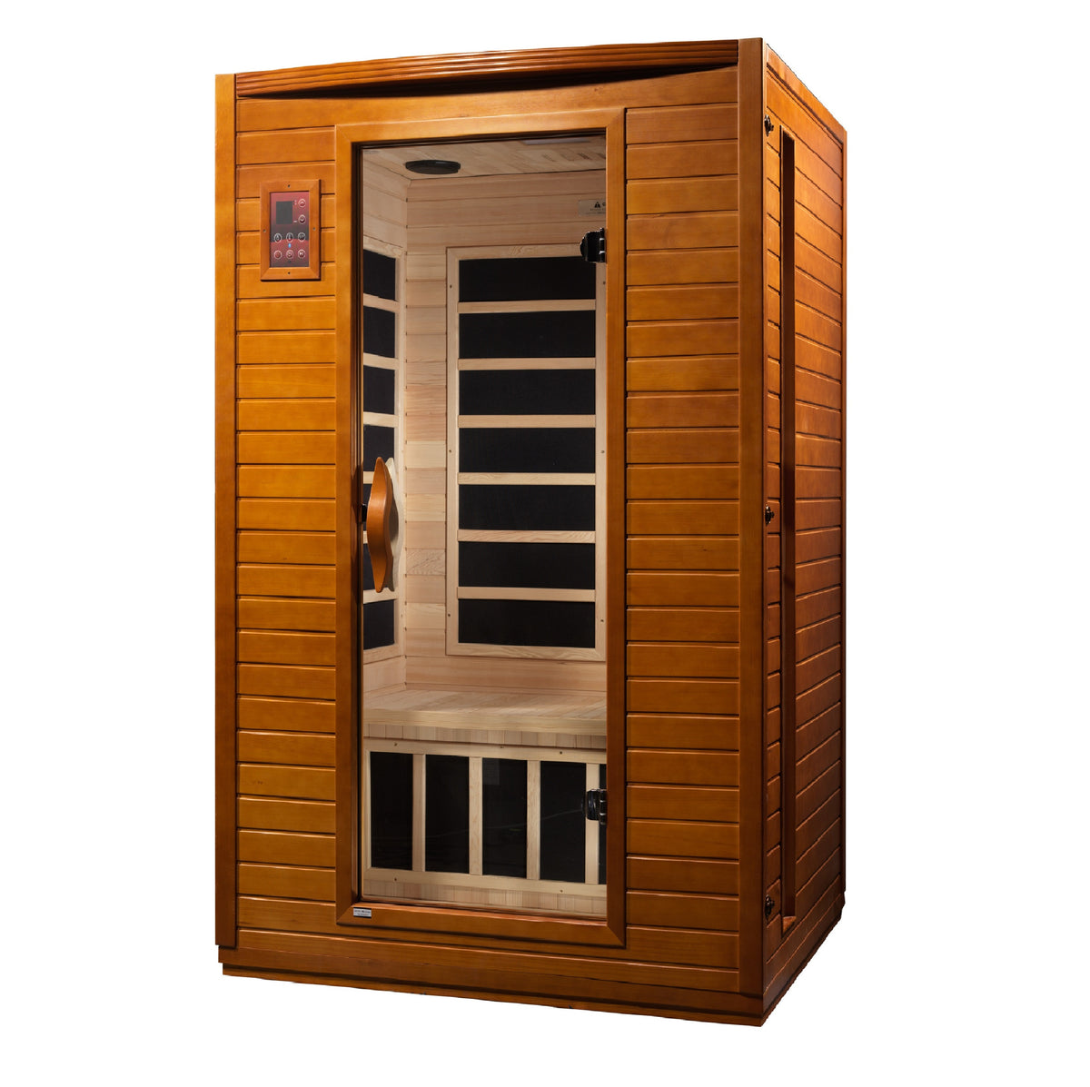 Angled right view of the cabinet and side panel