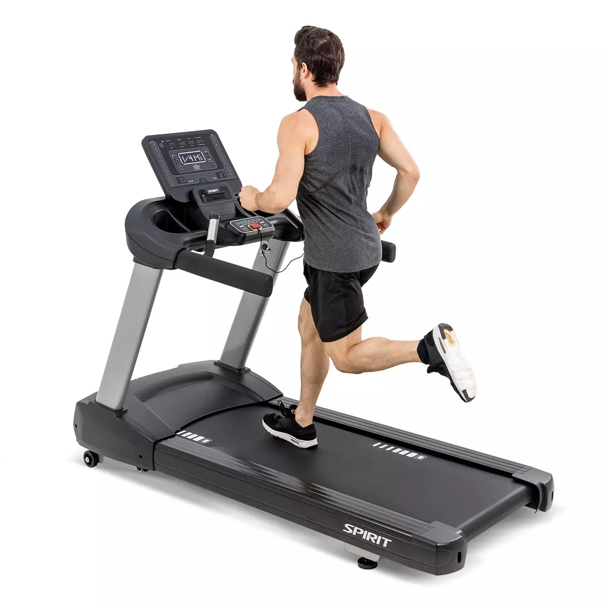 Spirit CT800 Treadmill - Final Stock Spirit Treadmill; Residentail Commercial Frame over 350lbs l-r_3-4_run_1__jpg