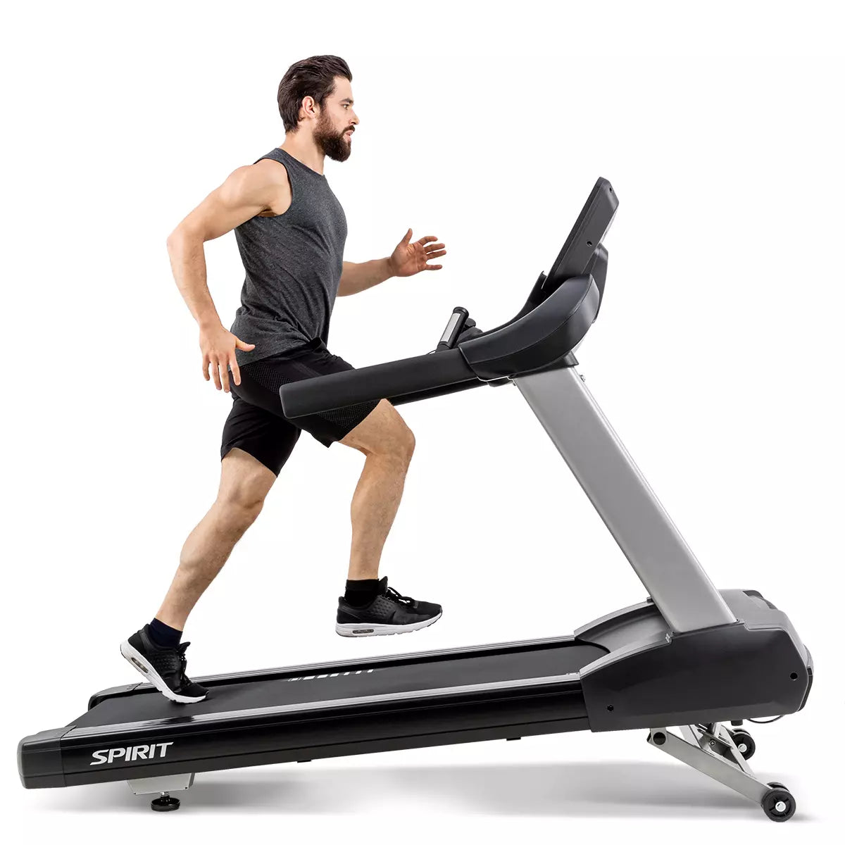 Spirit CT800 Treadmill - Final Stock Spirit Treadmill; Residentail Commercial Frame over 350lbs right_incline_1__jpg