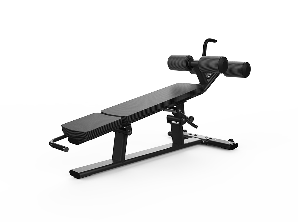 Shua G6379 Adj Abdominal Bench exercise bench, studio render 1 of 2