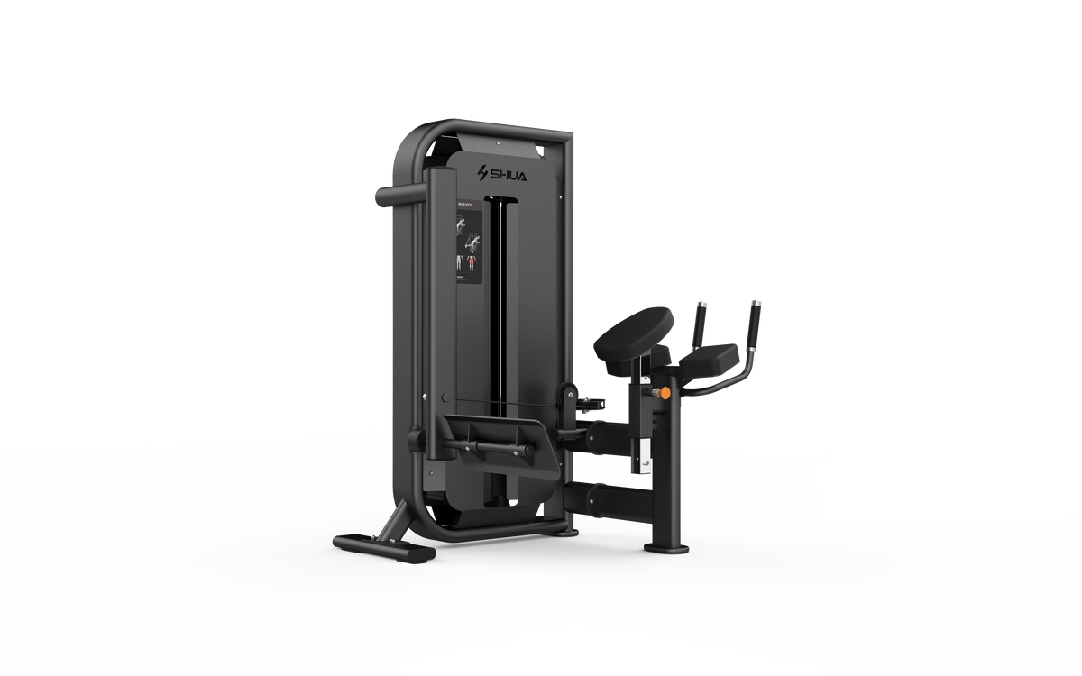 Shua G6815 Rear Kick selectorized machine, studio render 2 of 2