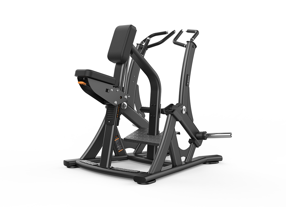 Shua G6904 Iso-Lateral Row plate loaded machine, studio render 1 of 4