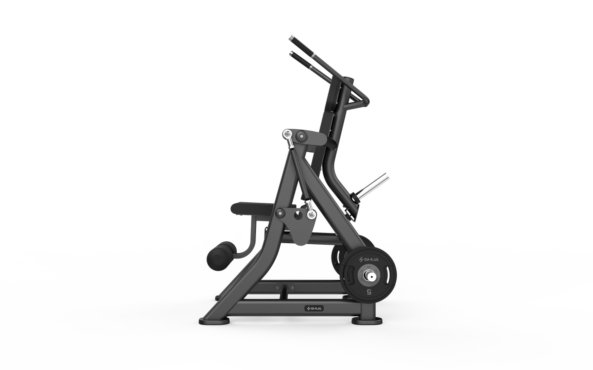 Shua G6915 Abdominal Oblique Crunch plate loaded machine, studio render 2 of 3