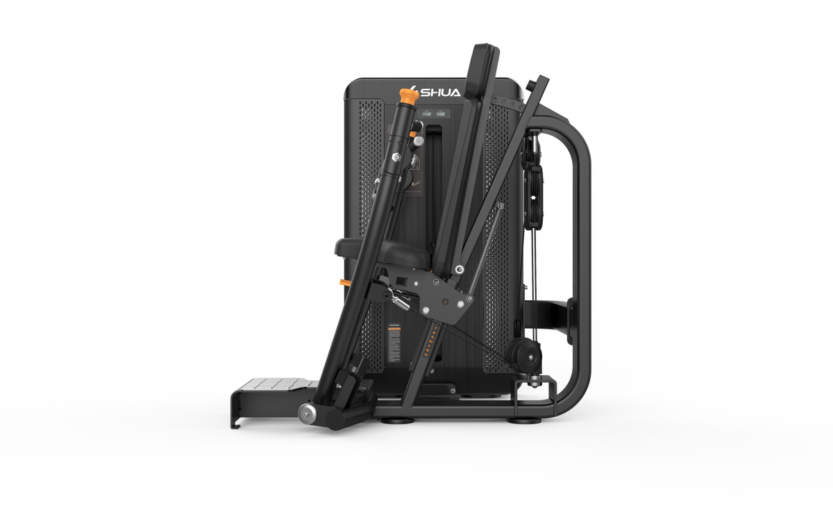 Shua G8801 Chest Press selectorized machine, studio render 4 of 4