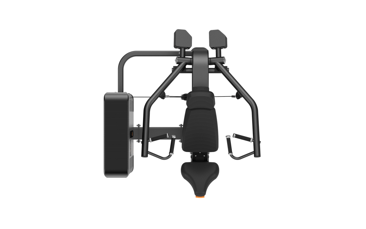 Shua G8802 Shoulder Press selectorized machine, studio render 3 of 4