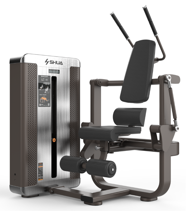 Shua G8814 Abdominal selectorized machine, studio render 2 of 3