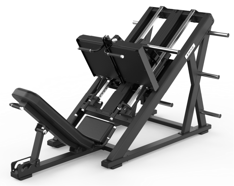 Shua G8919 Iso Linear Leg Press plate loaded machine, studio render 2 of 2
