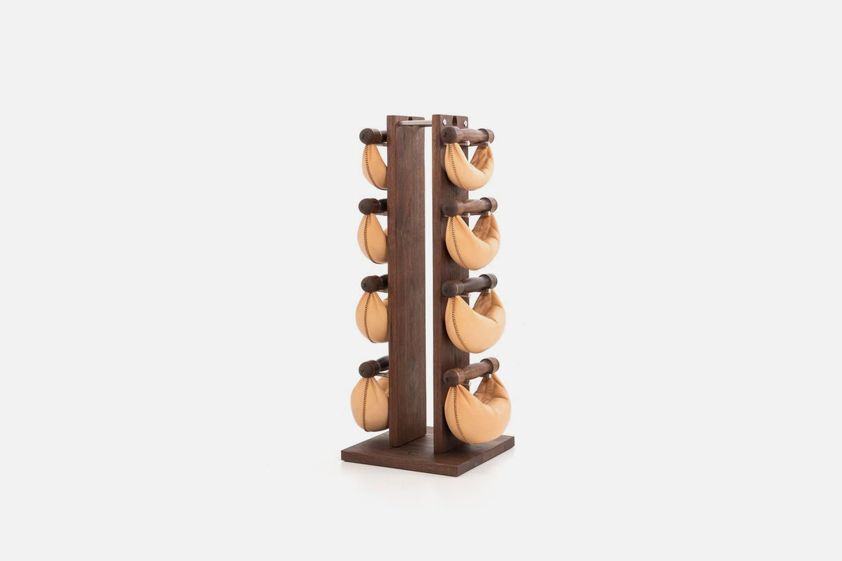 NOHRD SwingBells Tower Walnut Natural Leather NOHrD Variant(s) - Color swing-turm-nuss-natur-1-walnut