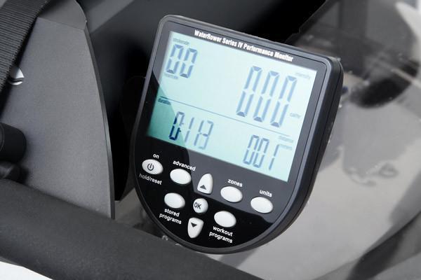 WaterRower Metallic M1 HiRise Rowing Machine WaterRower Variant(s) - Colors waterrower_gronk-m1-with-hirise-1_view-3_c96c3c94-e6f2-4aab-9784-98f752b367d8