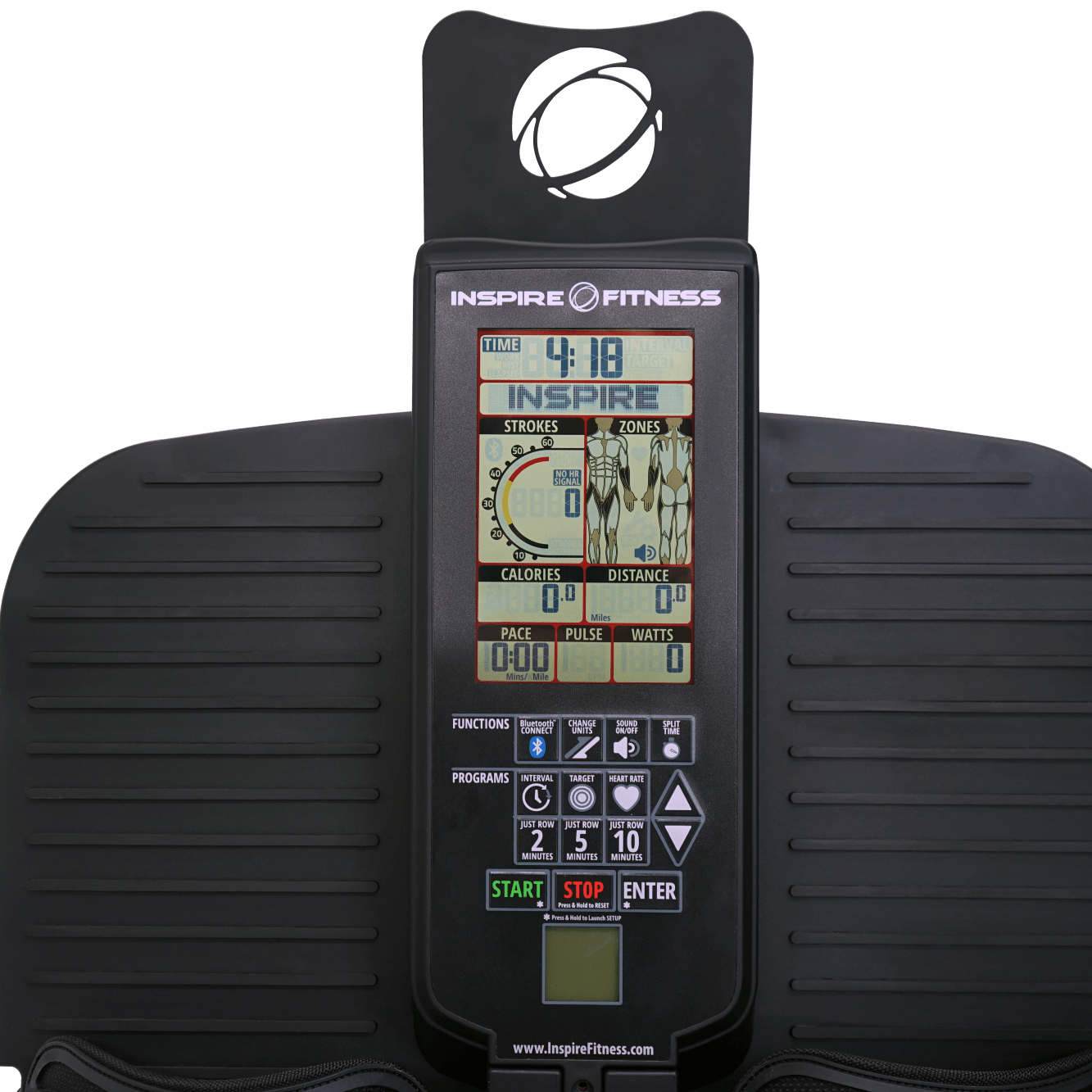 Inspire CR2.5 Cross Rower with Bluetooth Console