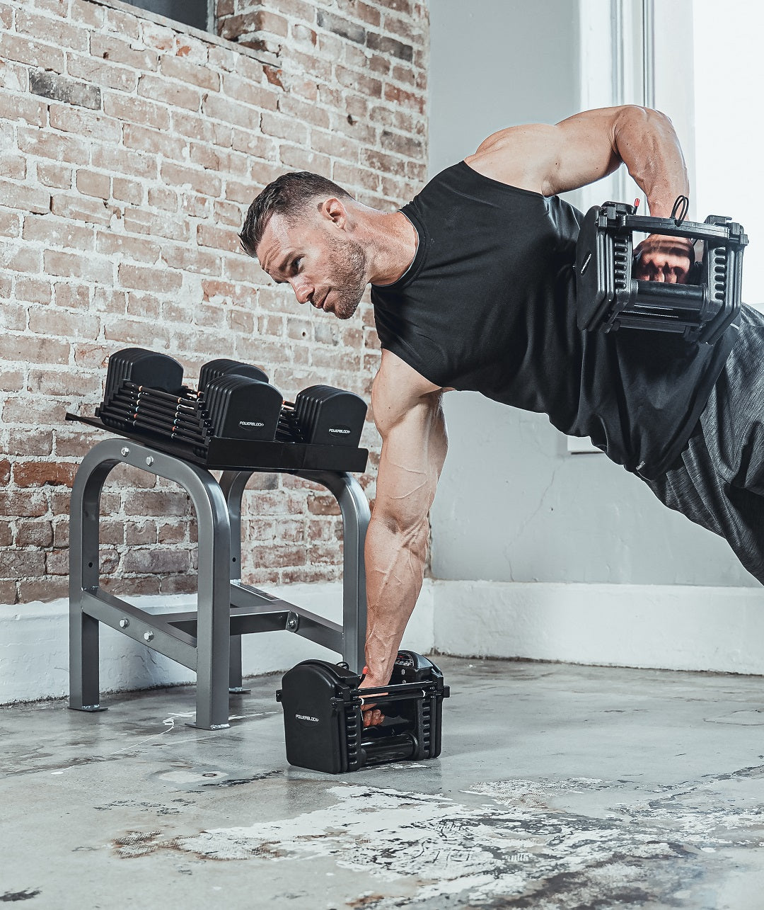 PowerBlocks 5-50 lbs. Dumbbells (Stage 1)