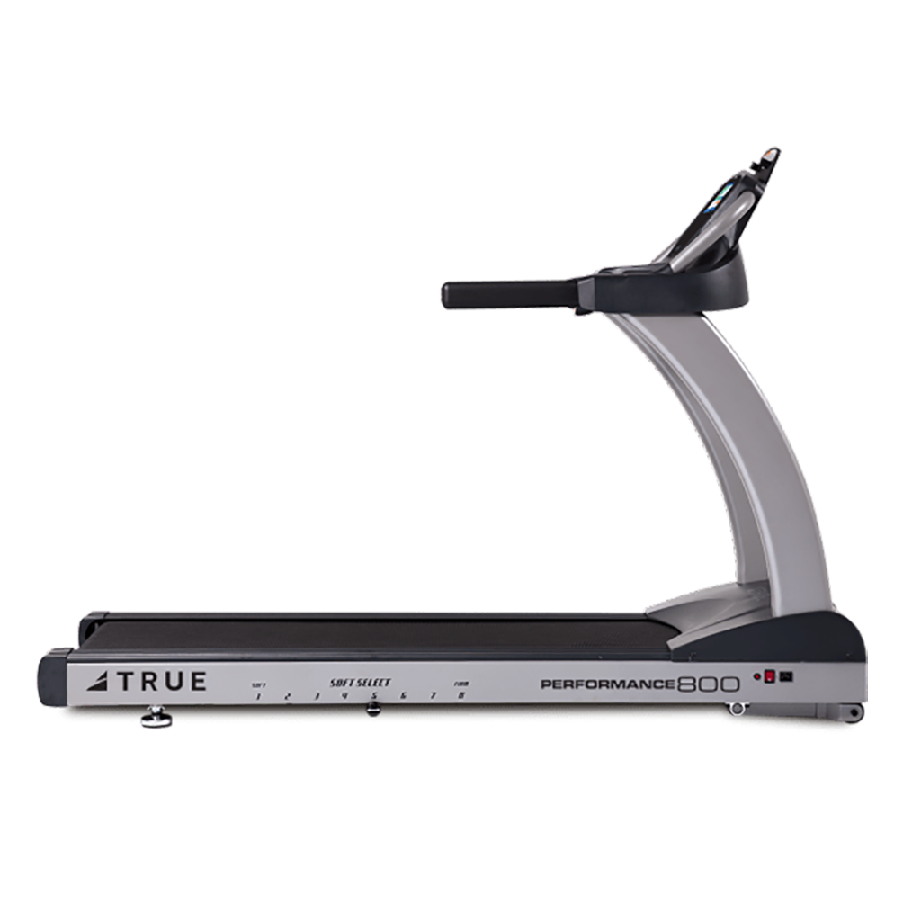 The TRUE Performance 800 treadmill offers a customizable experience on one of the largest running surfaces in the industry. Built to withstand the toughest workouts, the Performance 800 combines smooth, quiet quality with unflinching durability.