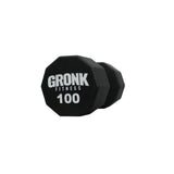 Gronk 10 Sided Urethane Dumbbell 100 lb Gronk Fitness Products Variant(s) - LBWeight 100_a6b2496b-5ead-4e74-a515-80068a8c2b1c