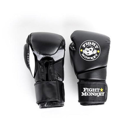 Fight Monkey 14oz Training Gloves Fight Monkey Aerobics; aerobic step, HR straps 2617-fm-boxing-white-lrg_large_732d9b60-59ea-4f25-8c6c-333e6d601564