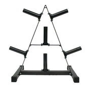 Front view of Gronk Fitness A-Frame Weight Tree