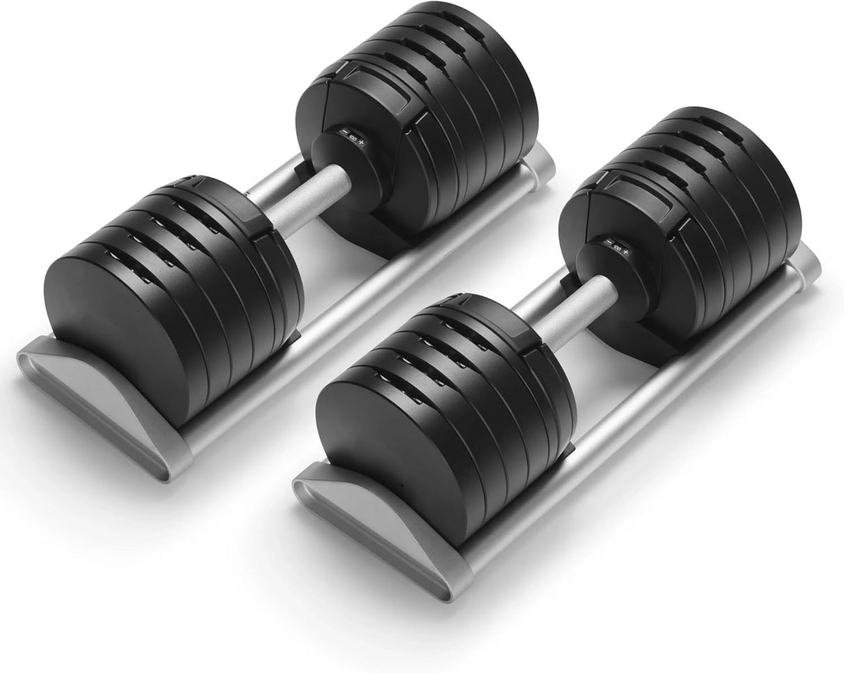 SMRTFT Nuobell Adjustable Dumbbell 100 lb Black SMRTFT Dumbbells 61x6kkxv8eL._AC_SL1500