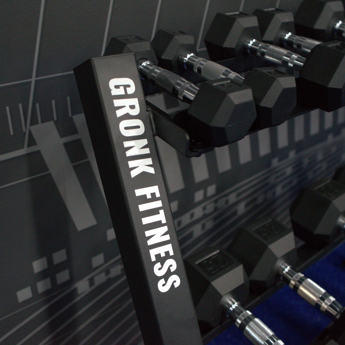Gronk Fitness 3-Tier Dumbbell Rack Gronk Fitness Products Dumbell racks, power block stand, plate and bar storage, kettlebell racks, ball racks 6_iw5d6w