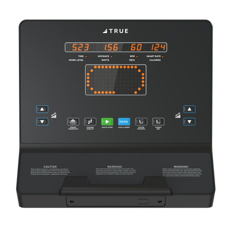 True Performance Series Recumbent Bike | Black T9 Touchscreen G&G Fitness Equipment C4RLBK-LED-Bike