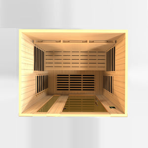 Dynamic Full Spectrum "Lugano" FAR Infrared Sauna  with Hemlock Wood