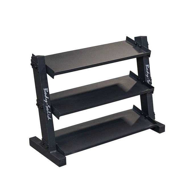 Body Solid GDR34B Vinyl and Neoprene Dumbbell Rack Body Solid Dumbell racks, power block stand, plate and bar storage, kettlebell racks, ball racks GDR34B_IMGL2570-CutFade-1028px__64930.1735667963