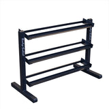 Body-Solid GDR363B 3-Tier Dumbbell Rack — front view