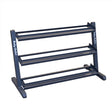 Body Solid GDR48B 3-Tier Dumbbell Rack Body Solid Dumbell racks, power block stand, plate and bar storage, kettlebell racks, ball racks GDR48B_IMGL2562-v3-1028px__30030.1735668019
