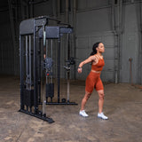 Body Solid GFT100 Functional Trainer, Stack x2 Body Solid Home Gym, Small; Single stack or a-frame double stack (functional trainer). 5 functions or less GFT100_DSF4095_PecFly__42122.1735917362