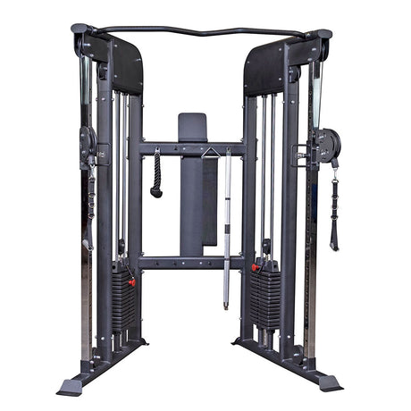 Body Solid - GFT100 Fucntional Trainer, 210lb Stack x2 Body Solid Home Gym, Small; Single stack or a-frame double stack (functional trainer). 5 functions or less GFT100_DSF4308-CUT__92484.1735917362