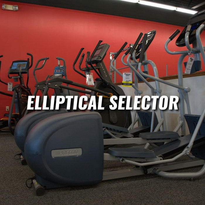 Ellipticals in a Fitness Equipment Retail Store "Elliptical Selector"