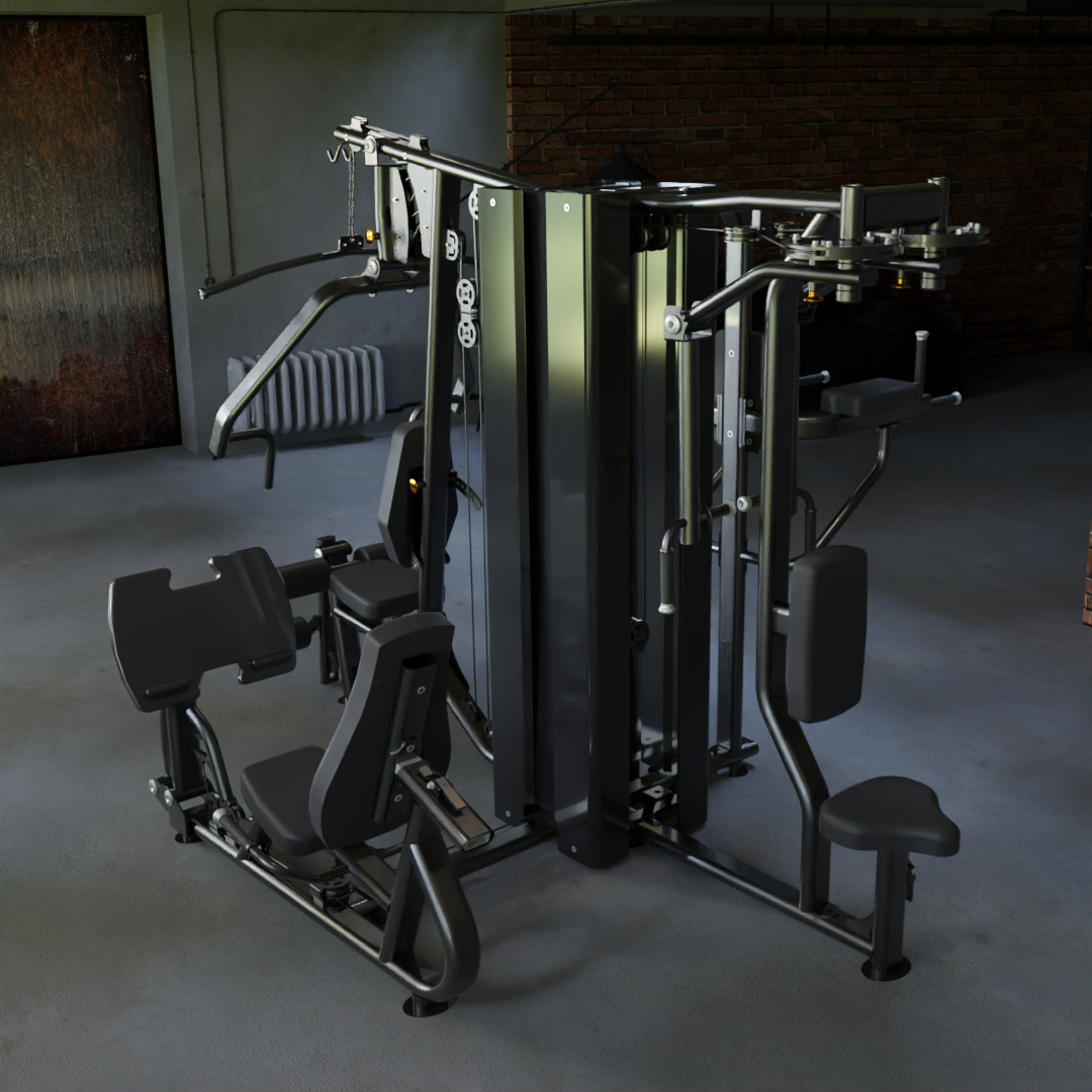 IRONAX X4S Four Station Multi-Gym Ironax Extreme Gyms EXM3000LPS, FSF3 IRONAXGYM11_a0fad641-f5ff-4901-89cb-dba7fd3cf6c3