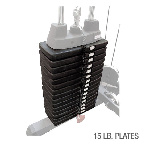 Body Solid - 300lb Weight Stack (20 PP15) Body Solid Accessories; shrouds, pads, heavy stack SP310-fake__18828.1735321468