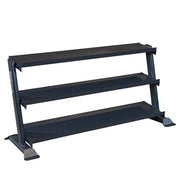 Body Solid SRD200 three-tier dumbbell rack studio shot
