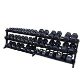 Body-Solid Dumbbell Rack (Black) Body Solid Dumbell racks, power block stand, plate and bar storage, kettlebell racks, ball racks body-solid_dumbbell-rack-copy_view-5_86116da9-1efe-4f22-bc7e-7b56ae249d8c