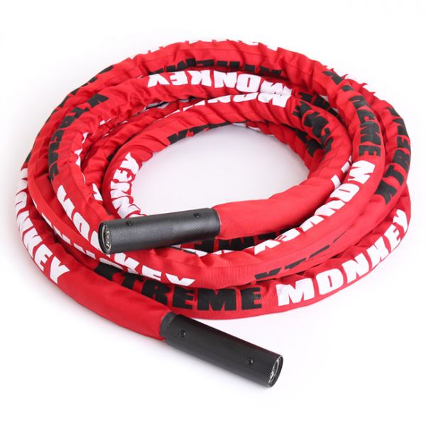 XM Fitness Commercial 30' Battle Rope with Sleeve XM Fitness Agility and Speed; jump ropes, climbing and battle ropes, ladders, sled, interval timer ccf64f68-5c5c-ed11-834a-0af6a9949c45_100-3713_.