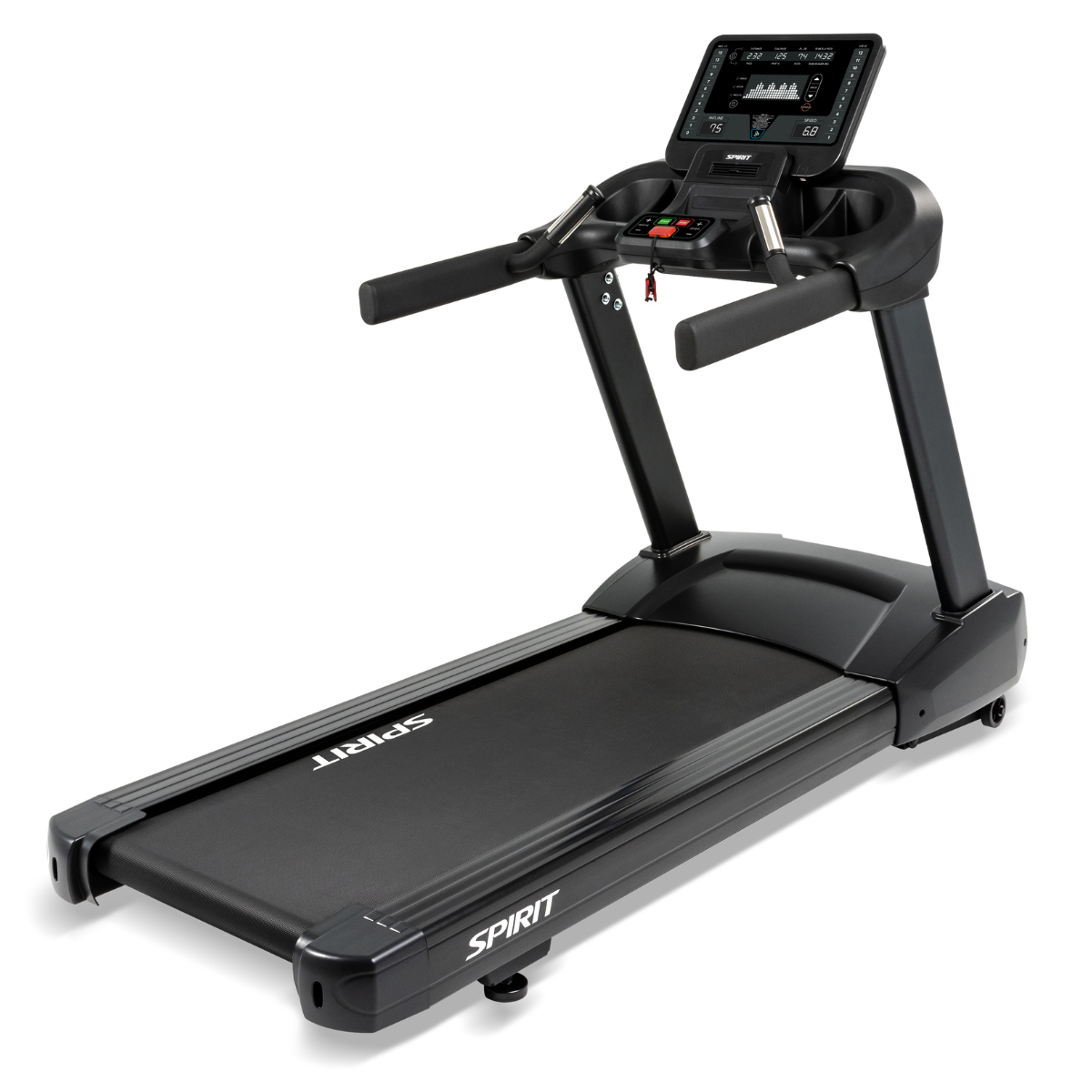 Spirit CT800 Treadmill | Black Spirit Treadmill; Residentail Commercial Frame over 350lbs ct850-black1final