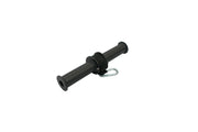 Gronk Fitness Wrist Roller with black thick grip and carabiner