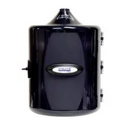 Athletix Wipes black wall-mounted dispenser front view
