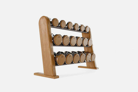 Nohrd DumbBells Set Cherry NOHrD Dumbbells dumbbells-kirsche-grey