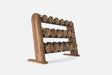 Nohrd DumbBells Set Walnut NOHrD Dumbbells dumbbells-nussbaum-grey