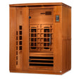 Dynamic Full Spectrum "Lugano" FAR Infrared Sauna with Hemlock Wood Golden Designs Recovery; foam rollers, advanced rollers, stretch and massage golden-designs_dynamic-full-spectrum-lugano-far-infrared-sauna-with-hemlock-wood-1_main
